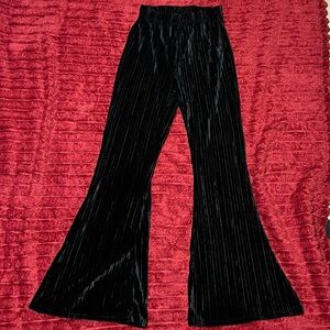 Black Velvet Leggings